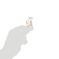 Glitty, Sach 2 pl 10,5x16cm, Alphabet / chiffres, or thumbnail image 5