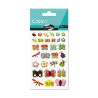 Etui 30 stickers 3d cooky 1 planche libellules - Maildor