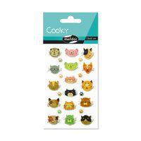 Cooky, Sach 1 pl 7,5x12cm, Têtes de chats - Image principale