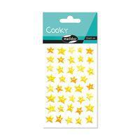 Etui 39 stickers 3d cooky 1 planche étoiles - Maildor