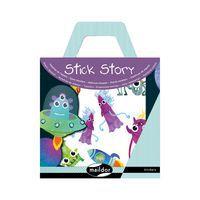 Kit créatif gommettes stick'story Monstres de l'espace - Maildor