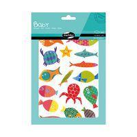 Etui 93 gommettes baby poissons - Maildor