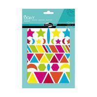 Etui 282 gommettes baby géométriques vives - Maildor