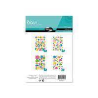 Etui 855 gommettes baby fluo - Maildor