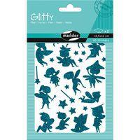 Etui 60 gommettes glitty fées - Maildor