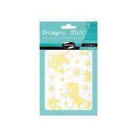 Etui 56 gommettes phospho' stick licornes - Maildor