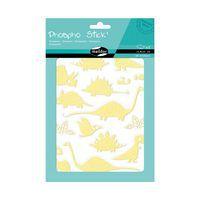 Etui 38 gommettes phospho' stick dinosaures - Maildor