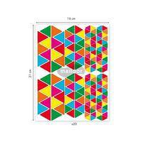 Etui 3360 gommettes géométriques triangles - Maildor