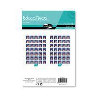 Etui 700 gommettes éducatives bon points renards - Maildor