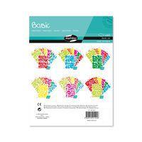 Etui 2240 gommettes basiques multi thèmes - Maildor