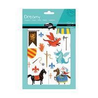 Etui 120 gommettes dreamy chevaliers - Maildor
