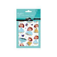 Etui 21 gommettes puffy princesses - Maildor