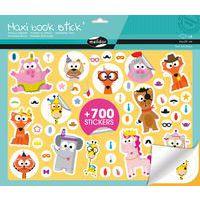 Carnet de 746 gommettes maxi book stick animaux déguisés - Maildor