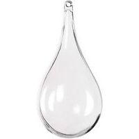 Lot de 6 gouttes en plastique transparent à décorer