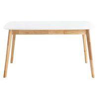 Table Kenna 140x90 cm extensible blanc/Chêne thumbnail image 2