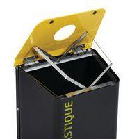 Poubelle Kolotri à poser à fixer 100l manganèse jaune colza 1021-Rossignol Pro thumbnail image 2