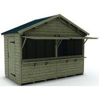 Chalet évenementiel 360x187x290 cm - pin traité - Image principale