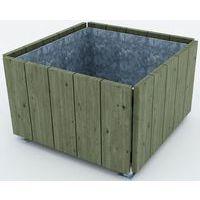 Jardinière Fouesnant carrée Mobextan - Image principale