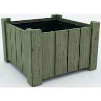 Jardinière Pont Croix carrée Mobextan - Image principale