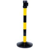 Poteau acier bicolore à sangle - 2m - Manutan Expert - Image 2