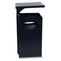 Cendrier-poubelle 72L / Anthracite - Manutan - Image 3