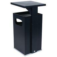 Cendrier-poubelle 72L / Anthracite - Manutan - Image 2