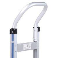 Diable aluminium - Roues semi-pneumatiques - Force 150 kg thumbnail image 7