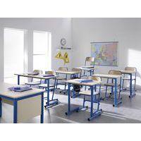 Lot de 2 chaises Nila II hauteur réglable piètement gris thumbnail image 2