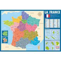 Poster 50x70cm France administrative - Image principale