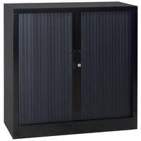 Armoire basse à rideaux en kit - Largeur 120 cm - Manutan Expert - Image principale
