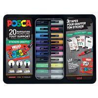 Mallette GRAFFITI 20 marqueurs POSCA - Image principale