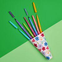 Pochette 8 feutres Flair double pointe couleurs assorties thumbnail image 27