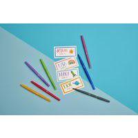 Pochette 8 feutres Flair double pointe couleurs assorties thumbnail image 19