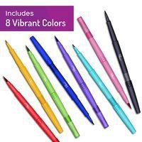 Pochette 8 feutres Flair double pointe couleurs assorties thumbnail image 12
