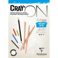 Bloc Cray'ON 120g encollé - Clairefontaine