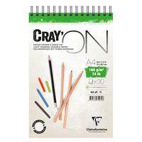 Bloc Cray'ON 160g spiralé - Clairefontaine