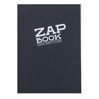 Carnet Zap Book 80g encollé noir - Clairefontaine