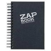 Carnet Zap Book 80g spiralé noir - Clairefontaine