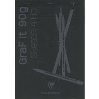 Bloc GraF'iT 90g noir - Clairefontaine