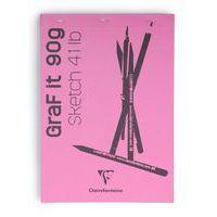 Bloc GraF'iT 90g rose - Clairefontaine