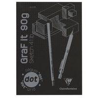 Bloc GraF'iT DOT A5 160 pages 90g couverture Noir - Image principale