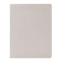 CroK'BooK piqué 17x22 24 feuilles 90g Gris Clair - Image principale