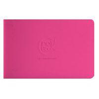 Carnet Crok'Book 17x11 24 feuilles couverture fuchsia - Clairefontaine