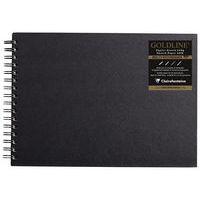 Carnet Spiralé Goldline 140g papier blanc paysage - Clairefontaine