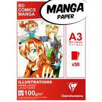 Bloc collé Manga Illustrations A3 50F 100g - Image principale