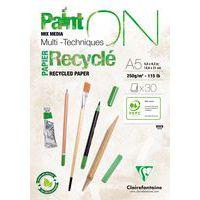 Bloc PaintON Recyclé A5 30 feuilles Blanc 250g - Image principale