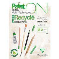 Bloc 30 feuilles PaintON Recyclé 250g - Clairefontaine