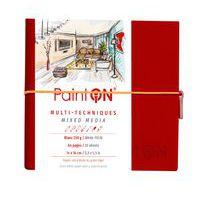 Carnet Cousu PaintON 250g grain léger - Clairefontaine