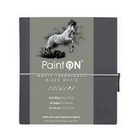 Carnet Cousu PaintON gris 250g - Clairefontaine