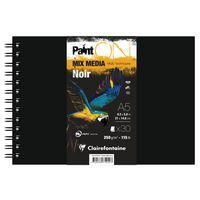 Carnet Rembordé Intégral PaintON Noir 250g 30 feuilles A5 - Image principale